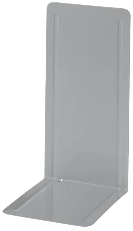 Maul Buchstützen Metall Grau 12 x 14 x 24 cm 2 Stück