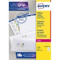 AVERY Zweckform Abziehhilfe QuickPEEL,ultragrip Adressetiketten L7173-100 Selbsthaftend A4 Weiß 99,1 x 57 mm 100 Blatt à 10 Etiketten