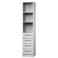Hammerbacher Regalschrank Matrix Lichtgrau 406 x 420 x 2.004 mm