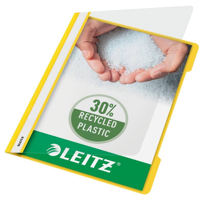 Leitz Standard Plastik-Schnellhefter 4191 A4 Polypropylen 60 Blatt Gelb