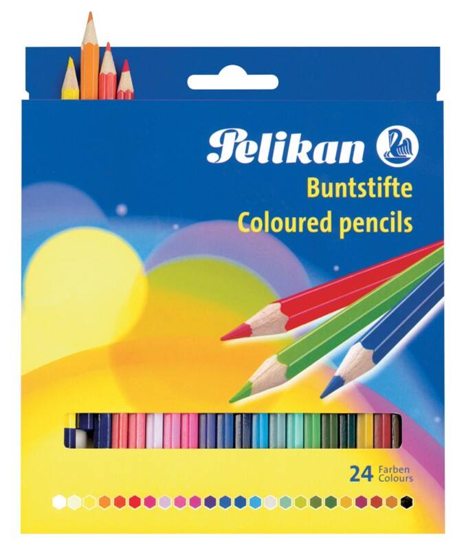 Pelikan Buntstifte BS24LN Färbig sortiert 24 Stück