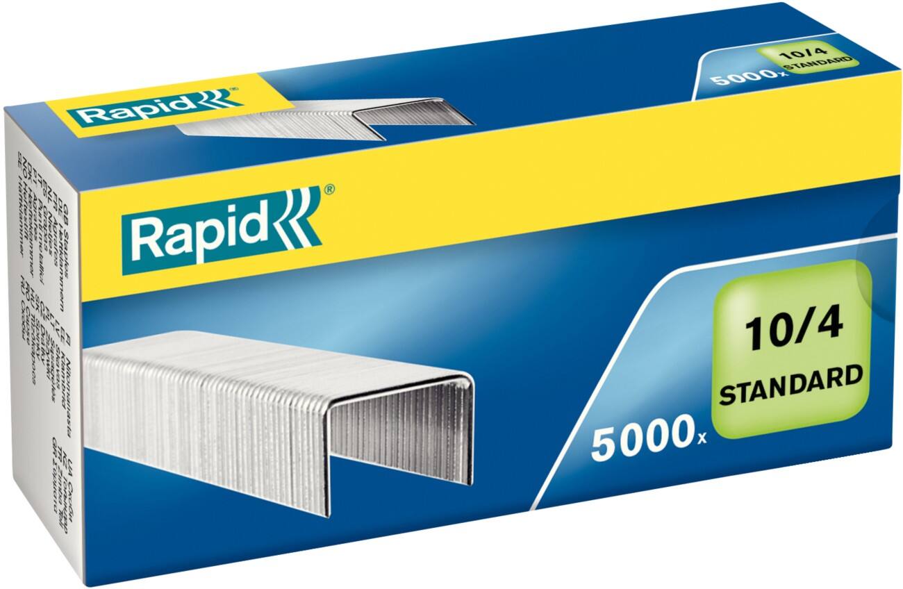 Rapid Standard 10/4 Heftklammern 24863000 Verzinkt 5000 Stück