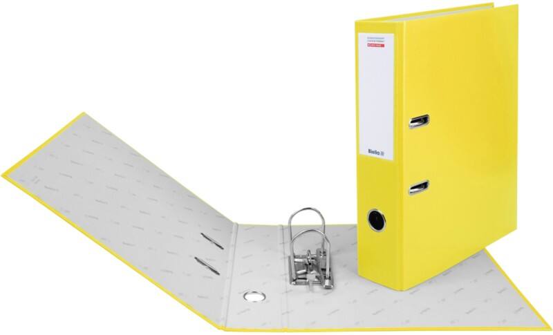 Biella Dinocolor Breit Ordner A4 70 mm Gelb 2 Ringe 10341720U Kunststoff Hochformat