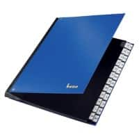 Bene Pultordner A4 Blau Hartpappe A - Z 27 x 34,5 cm