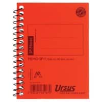 Ursus Style 80 x 100 mm Drahtgebunden Orange Pressspanumschlag Notizbuch quadratisch 48 Blatt