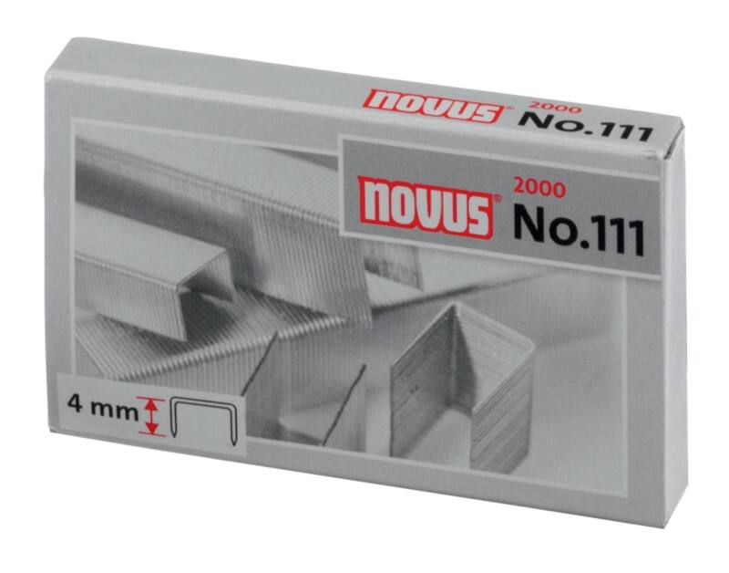 Novus NOVUS OFFICE Heftklammern Nr. 111 042-0036 Stahl Silber 2000 Heftklammern