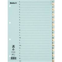 Biella A - Z Register DIN A4 Blau, Gelb 24-teilig 0462444.00 24 Blatt