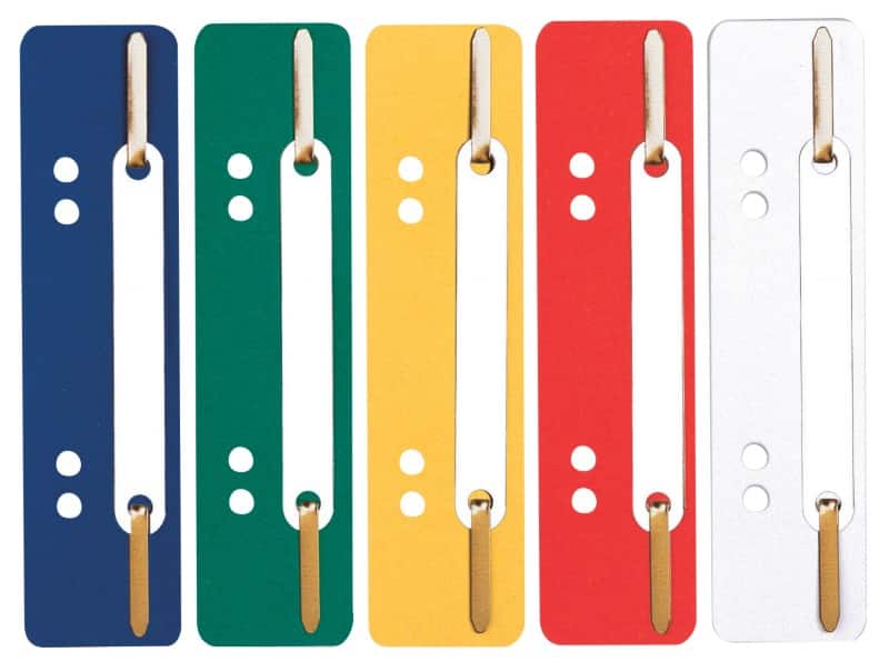 Heftstreifen Färbig sortiert Polypropylen 150 x 38 mm 100 Stück