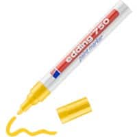 edding 750 Permanent Lackmarker Gelb Mittel Rundspitze 2 - 4 mm  Wasserbeständig