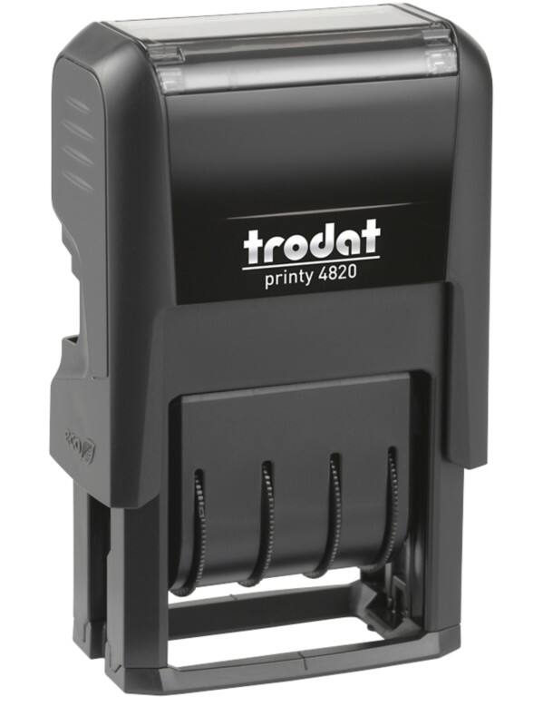 Trodat Printy 4820 Datumstempel Schwarz, 4 mm Datumshöhe