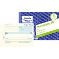 AVERY Zweckform Ausgabebelege 303 DIN A6 quer Perforiert 50 Blatt