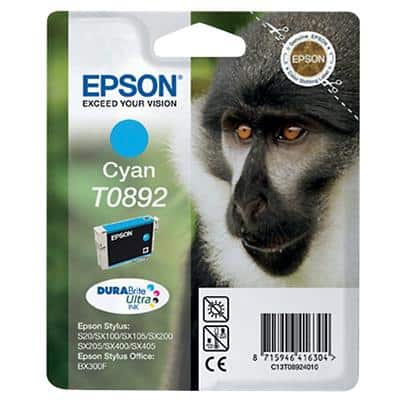 Epson T0892 Original Tintenpatrone C13T08924011 Cyan C13T08924011