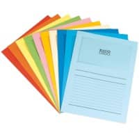 Elco Papiersichthüllen DIN A4 Farbig sortiert 120 g/m² Papier 100 Stück