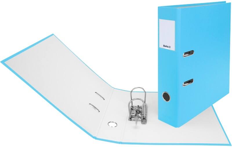 Biella Plasti-Color Breit Ordner A4 70 mm Hellblau 2 Ringe 10740706U Kunststoff Hochformat