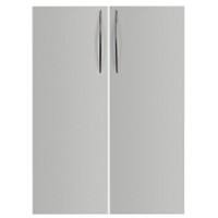 Hammerbacher Schranktüren Matrix Silber 790 x 16 x 1.104 mm