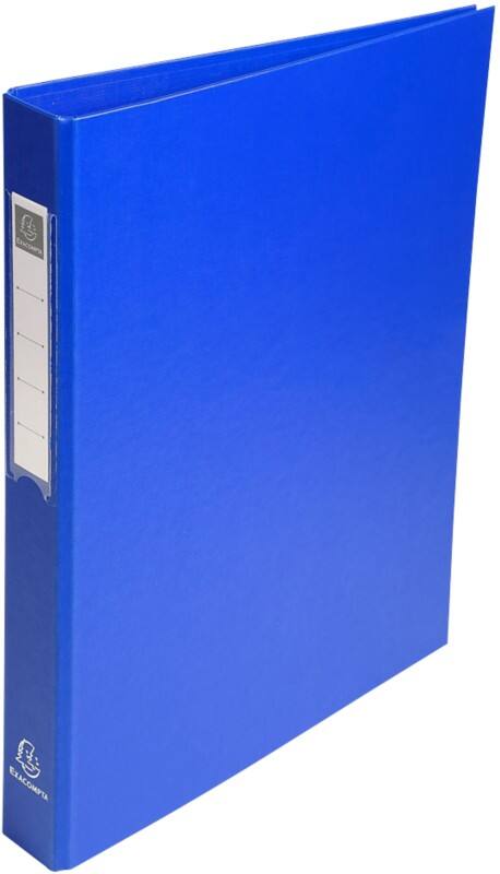 Exacompta Ringbuch A4 Polypropylen 4 Ringe 25 mm Blau