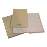 AURORA Büroclass Notizbuch Kariert Rückendrahtheftung Weiß 96 Seiten
