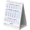 Brepols Schreibtisch-Kalender 2023 3 Monate/1 Seite Weiß Englisch 10,5 x 0,4 x 13 cm