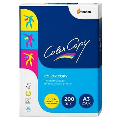 Color Copy Mondi Kopier-/ Druckerpapier A3 ColorLok 200 g/m² Weiß 250 Blatt