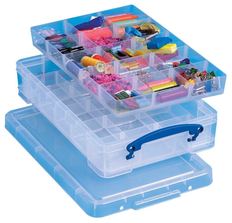 Really Useful Box Kunststoff Aufbewahrungsbox 4 L Transparent 39,5 x 25,5 x 8,5 cm