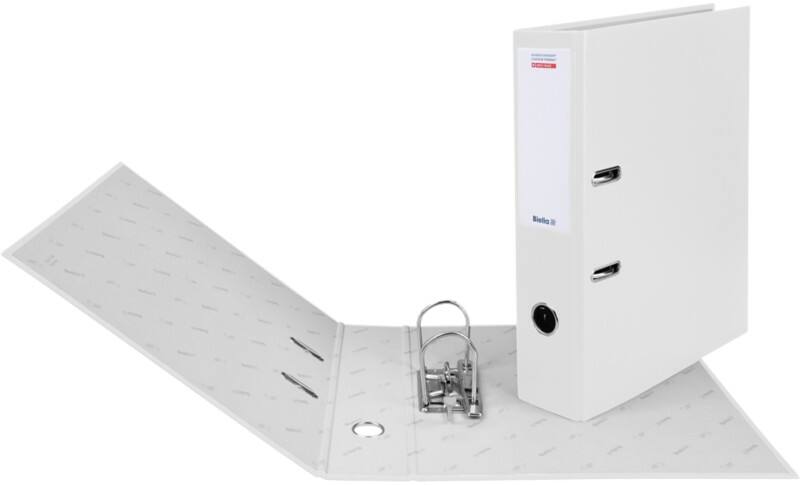 Biella Breit Ordner A4 70 mm Weiß 2 Ringe 10341701U Kunststoff Hochformat