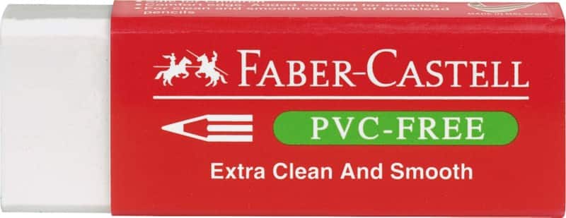 Faber-Castell PVC-free Radierer Weiß