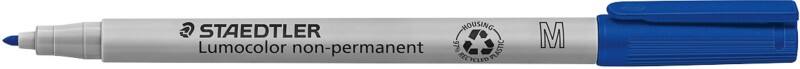 STAEDTLER Lumocolor Lumocolor 315 OHP-Marker 97% Recycelt Mittel Rundspitze 1 mm Blau 10 Stück