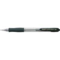 Pilot Super Grip Einziehbar Kugelschreiber Schwarz 0.4 mm Mittel Kegelförmig Nachfüllbar