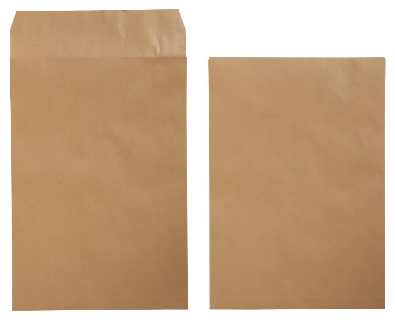 Office Depot Versandtaschen E4 120 g/m² Braun Ohne Fenster Abziehstreifen 280 x 400 mm 25 Stück