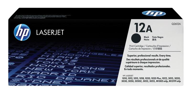 HP 12A Original Tonerkartusche Q2612A Schwarz