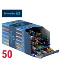 Schneider K15 Kugelschreiber Blau Mittel 0,5 mm Nachfüllbar 50 Stück