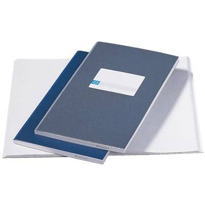 Djois Atlanta 165 x 105 mm Gebundenes Blaues Hardcover-Notizbuch Liniert 60 Blattn