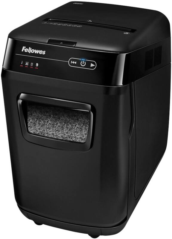 Fellowes Automatische Zufuhr AutoMax 200M Aktenvernichter 200 Blatt Mikroschnitt Sicherheitsstufe P-5 32 L