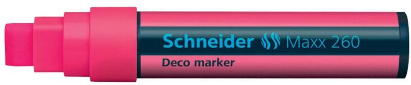 Schneider 260 Deco-Marker Rosa Breit Keilspitze 5 - 15 mm