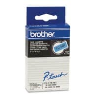 Brother TC Schriftband TC-501 Schwarz auf Blau 12 mm x 7,7 m