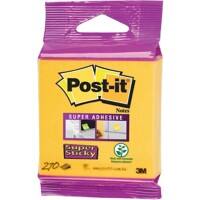 Post-it Super Sticky Haftnotizen 76 x 76 mm Gelb Quadratisch 270 Blatt