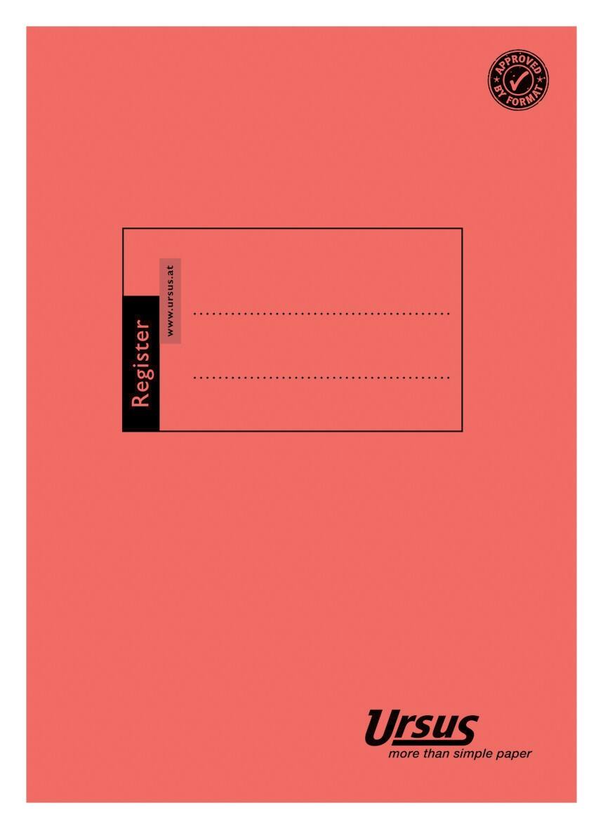 Ursus Style Registerheft T540R A5 40 Blatt 80g/qm 10mm liniert