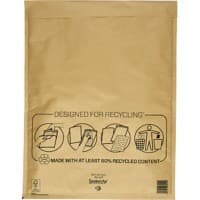 Mail Lite Luftpolster-Versandtaschen K/7 350 (B) x 470 (H) mm Abziehstreifen Goldgelb 50 Stück