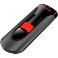 SanDisk USB 2.0 USB-Stick Cruzer Glide 128 GB Schwarz, Rot
