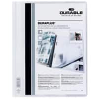 DURABLE DURAPLUS Schnellhefter 257902 A4+ PVC (Polyvinylchlorid) 24 (B) x 31,1 (H) cm Weiß