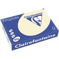 Clairefontaine DIN A4 Farbiges Papier Sand 80 g/m² Matt 500 Blatt