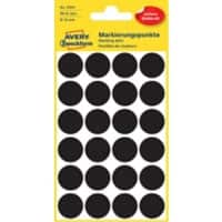 AVERY Zweckform Markierungspunkte Spezial 3003 Schwarz 4 Blatt à 24 Etiketten