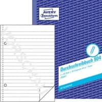 AVERY Zweckform Durchschreibebuch 904 Weiß A5 Perforiert 2 à 50 Blatt