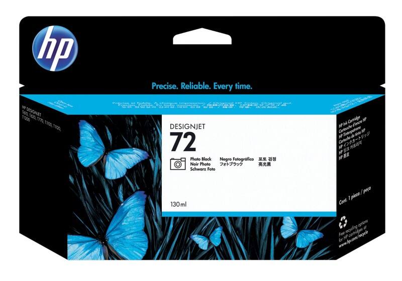 HP 72 Original Tintenpatrone C9370A Foto Schwarz