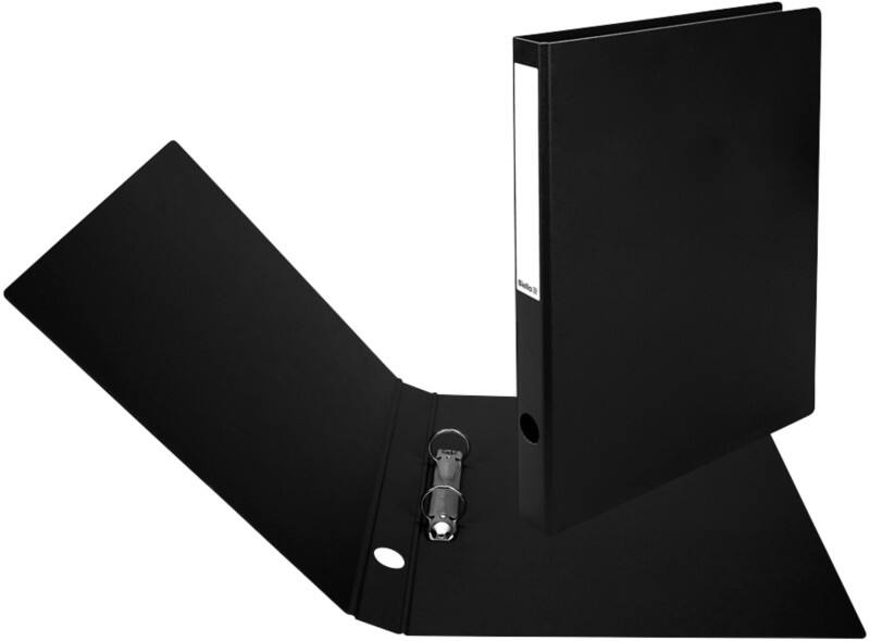 Biella Ringbuch 2 Ringe 25 mm DIN A4 Schwarz