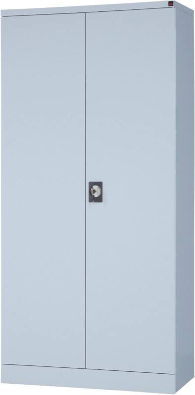 Viking Realspace Aufbewahrungsschrank Stahl 4 Fachböden Abschließbar 920 x 420 x 1.950 mm Lichtgrau