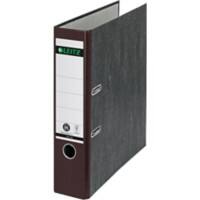 Leitz 180° Breit Ordner A4 82 mm Braun 2 Ringe 1080 Pappkarton Wolkenmarmor Hochformat Recycled