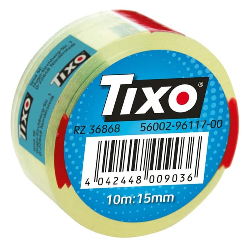 TIXO Klebeband 207456 Transparent 15 mm (B) x 10 m (L) PP (Polypropylen)