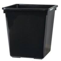 Vepa Bins Kunststoff Papierkorb 34 x 34 x 36 cm Schwarz