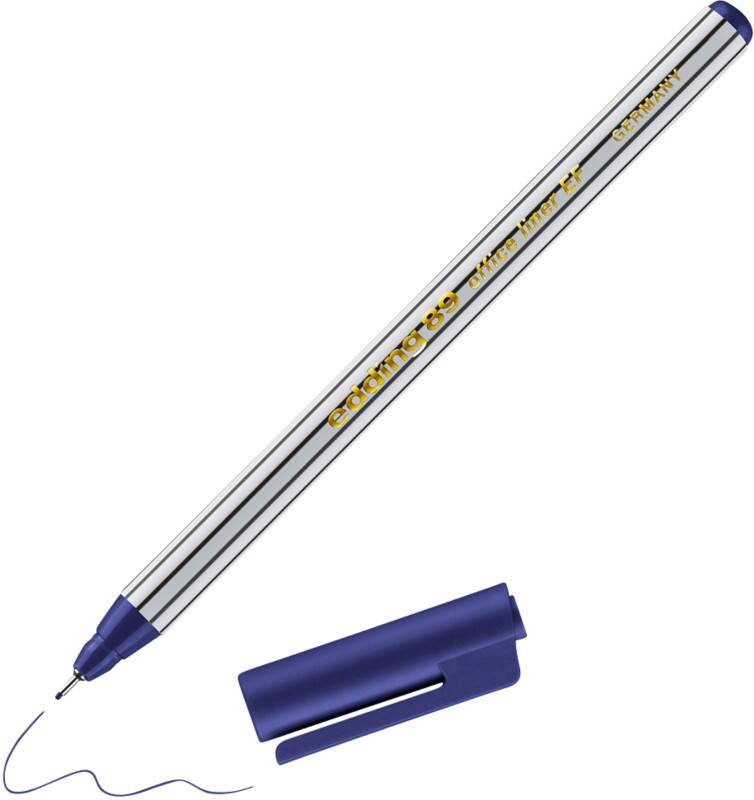 edding Fineliner 0.3 mm Rundspitze Blau 89
